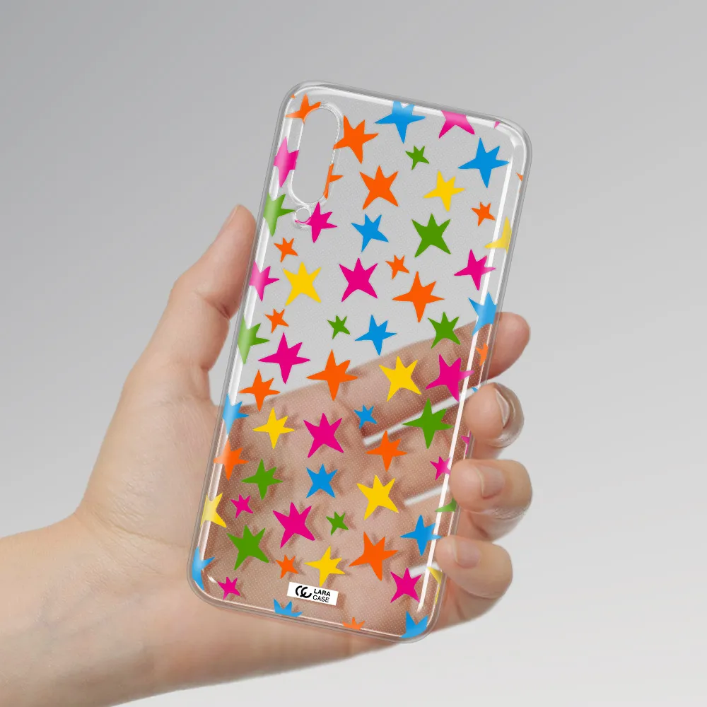 Colorful Stars Samsung A30S Clear TPU Case