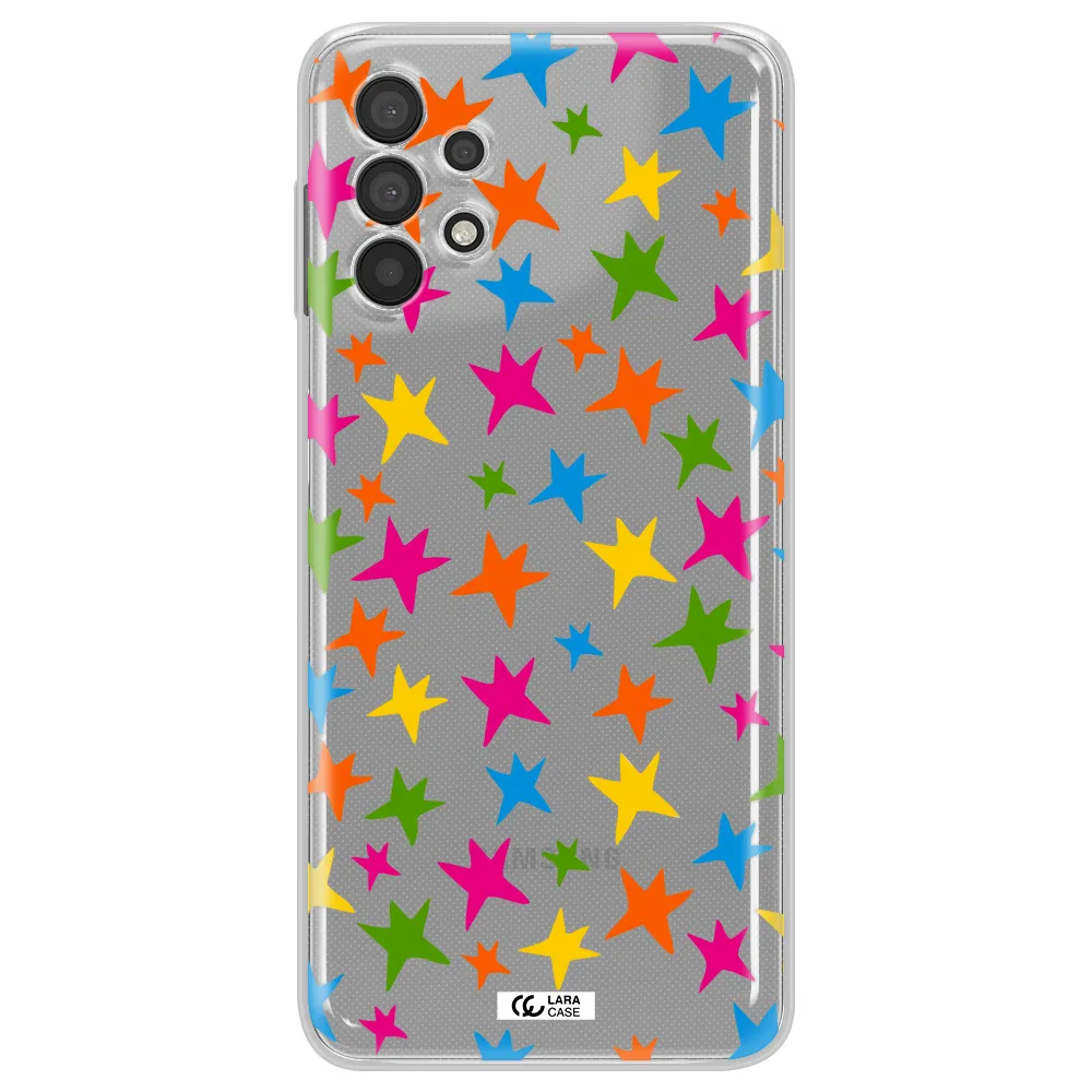 Colorful Stars Samsung A32 4G Clear Tpu Case