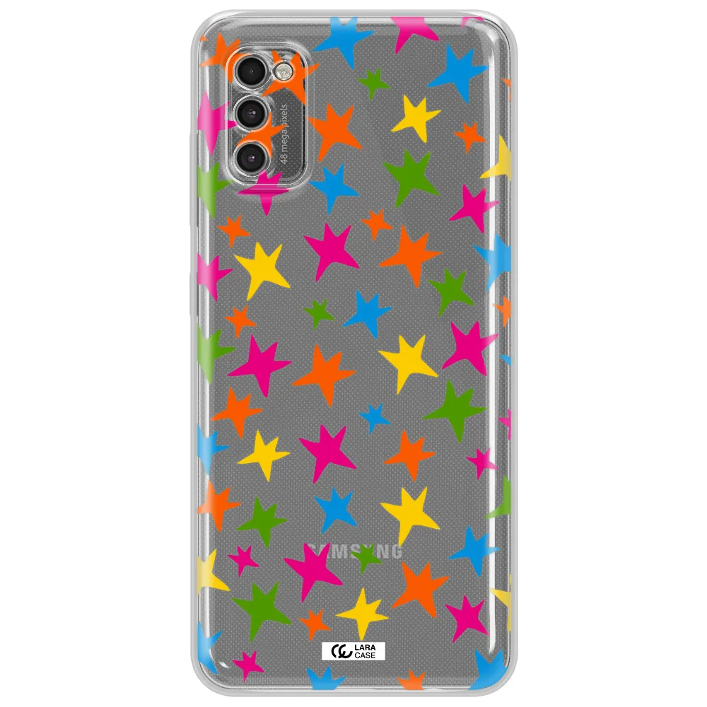 Colorful Stars Samsung A41 Clear Tpu Case