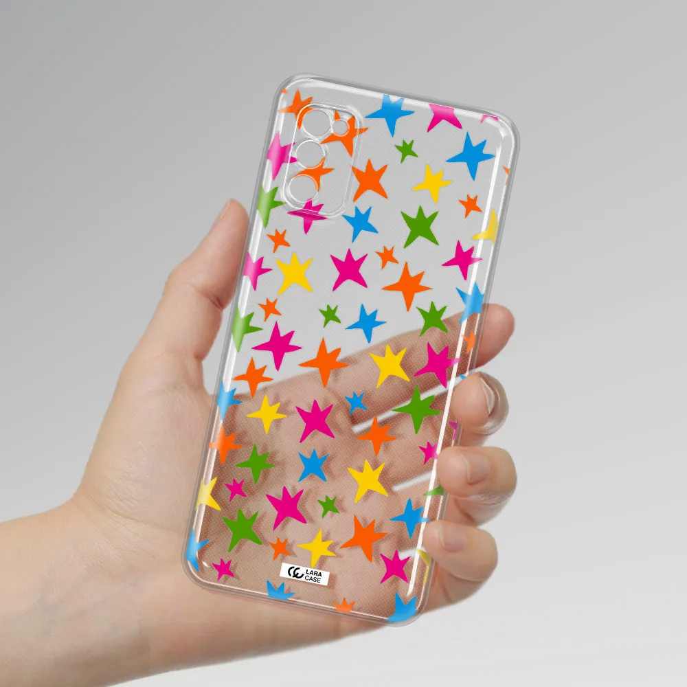 Colorful Stars Samsung A41 Clear Tpu Case
