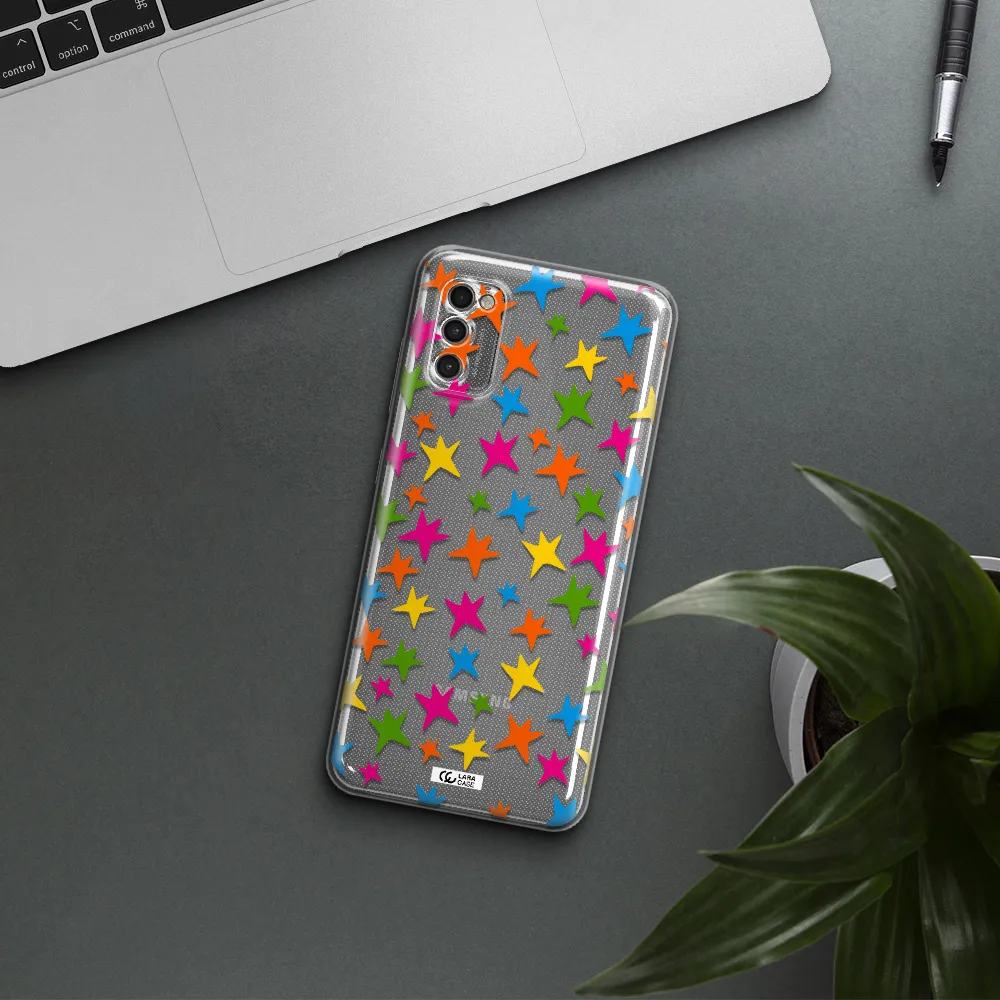 Colorful Stars Samsung A41 Clear Tpu Case
