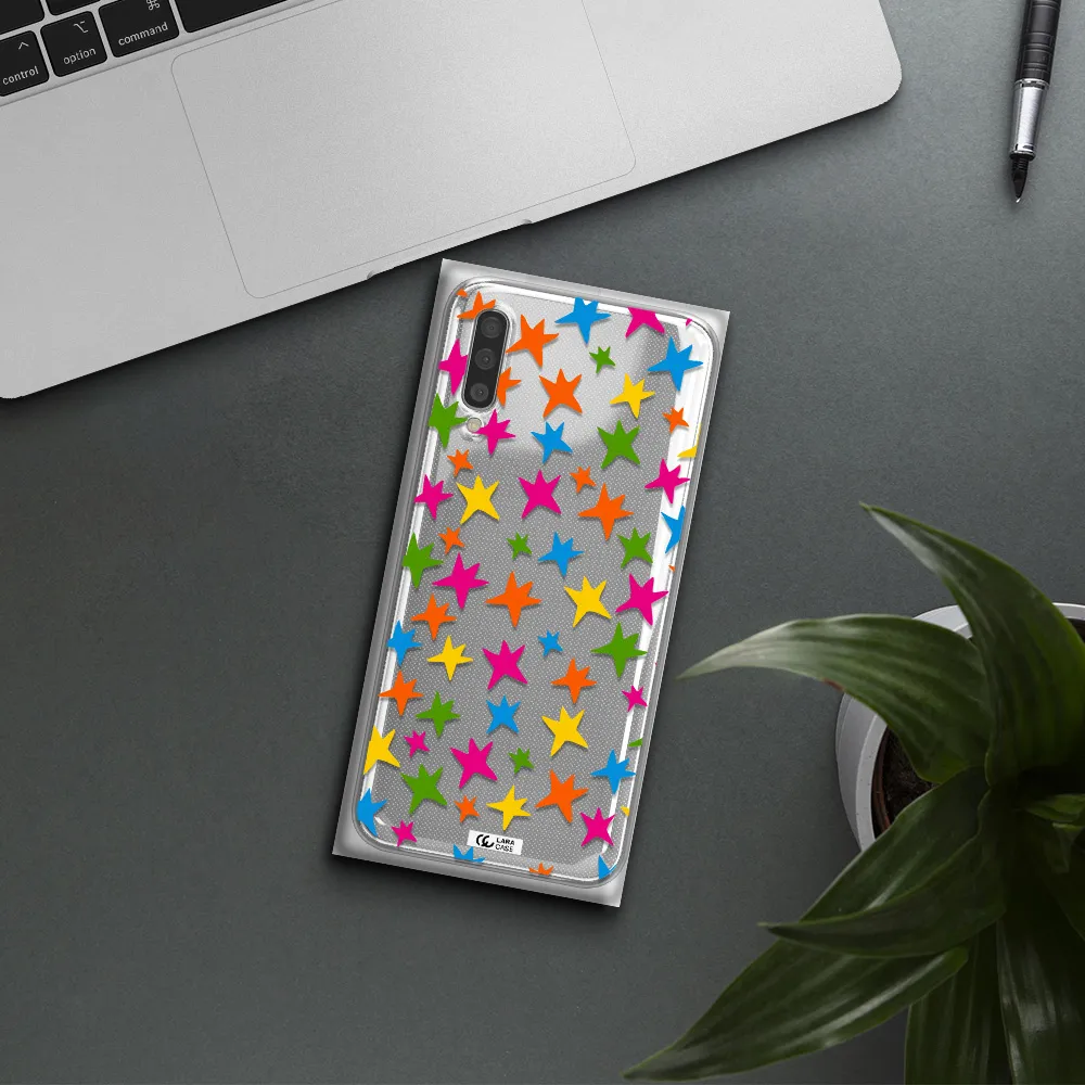 Colorful Stars Samsung A50S Clear Tpu Case