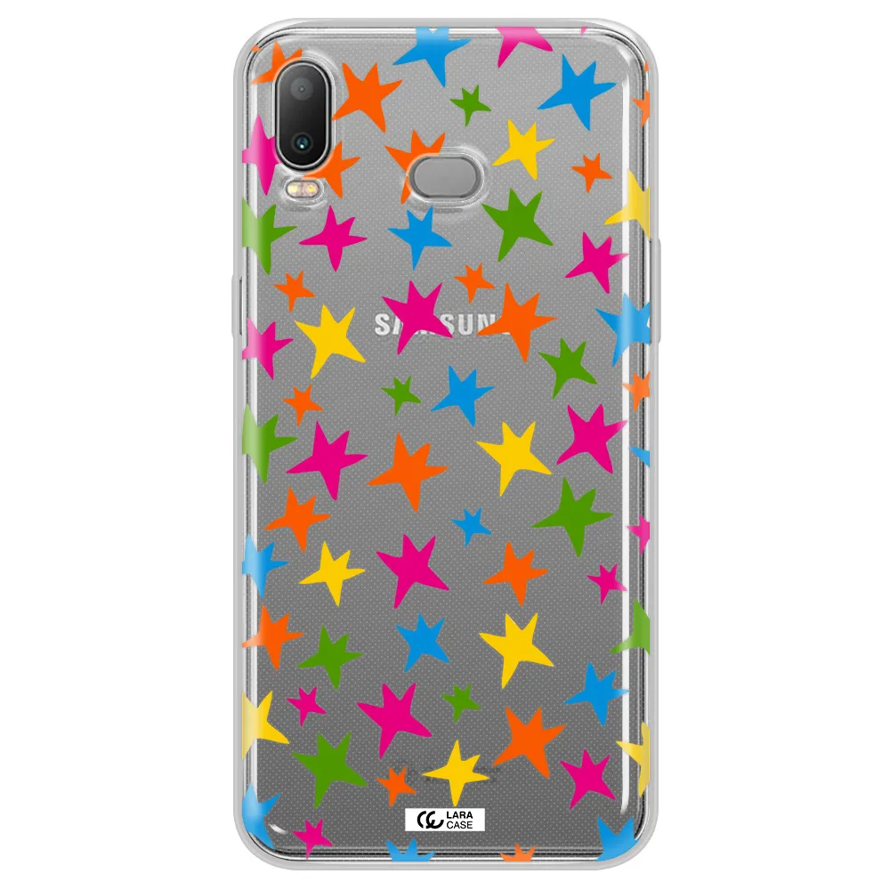 Colorful Stars Samsung A6S Clear TPU Case