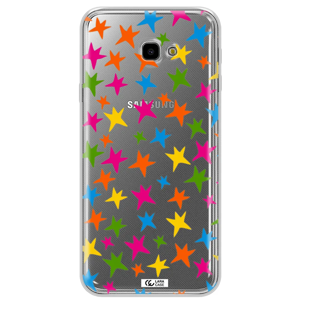 Colorful Stars Samsung J4 Plus Clear TPU Case
