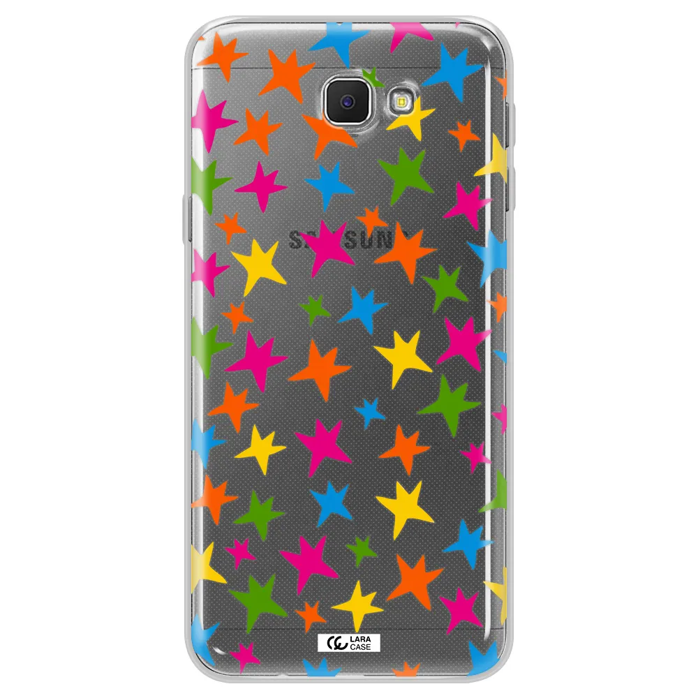 Colorful Stars Samsung J5 Prime Clear TPU Case