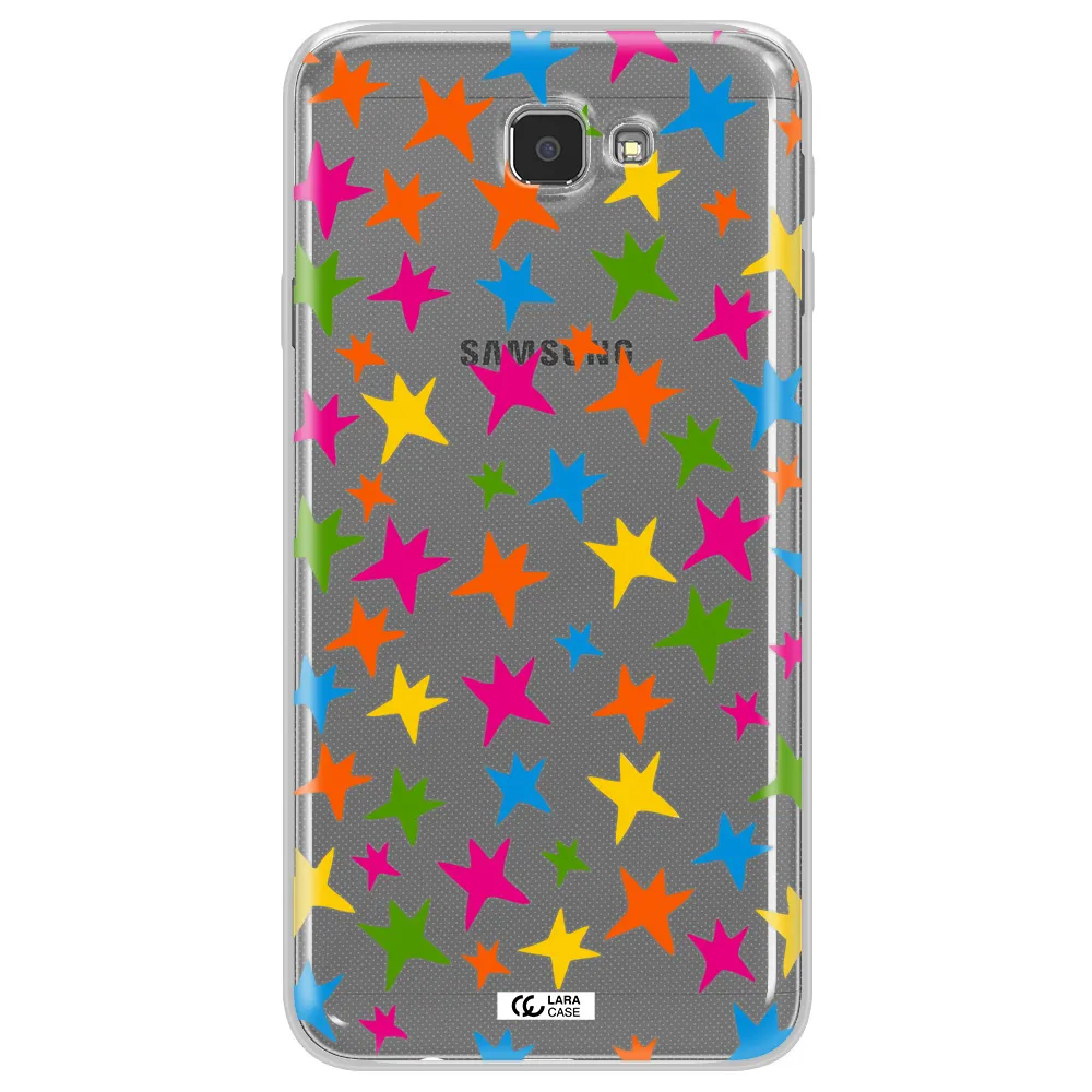 Colorful Stars Samsung J7 Prim Clear TPU Case