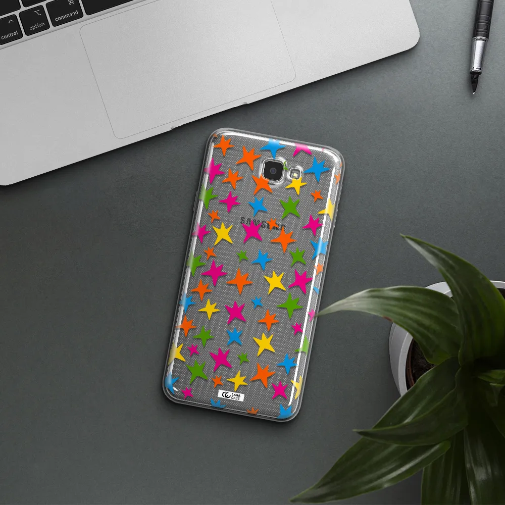 Colorful Stars Samsung J7 Prim Clear TPU Case