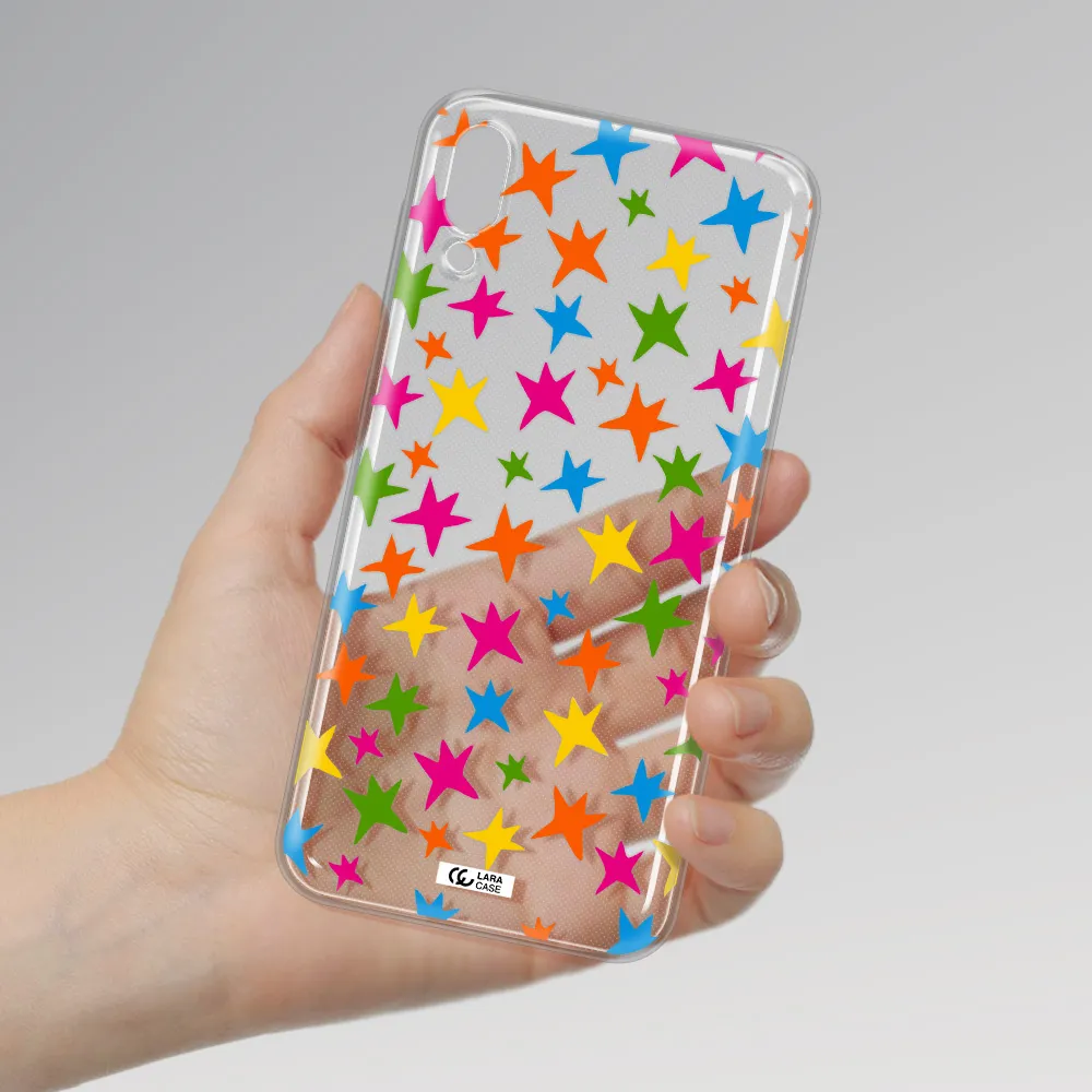 Colorful Stars Samsung M10 Clear TPU Case