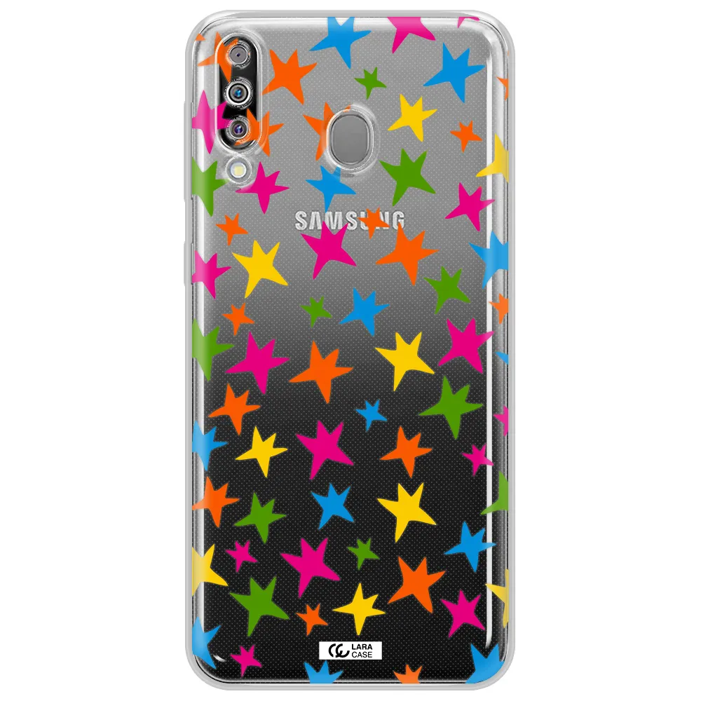 Colorful Stars Samsung M30 Clear TPU Case