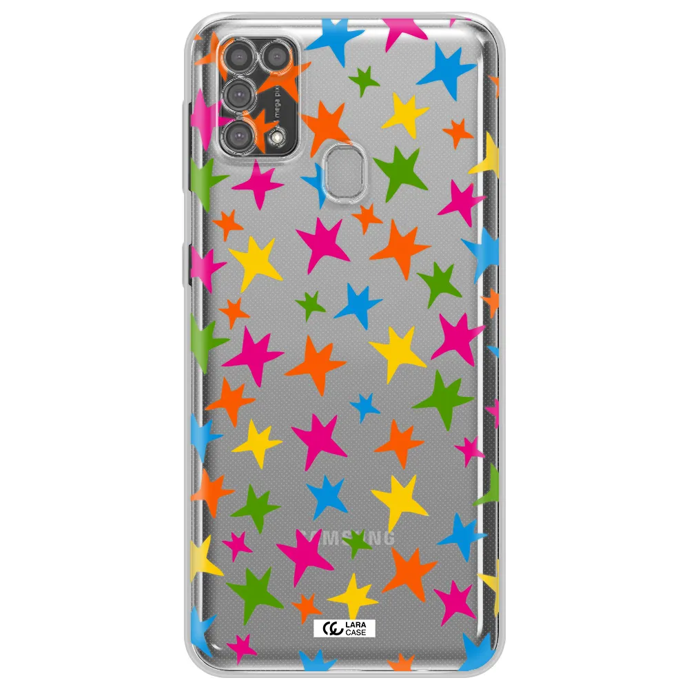 Colorful Stars Samsung M31 Clear TPU Case