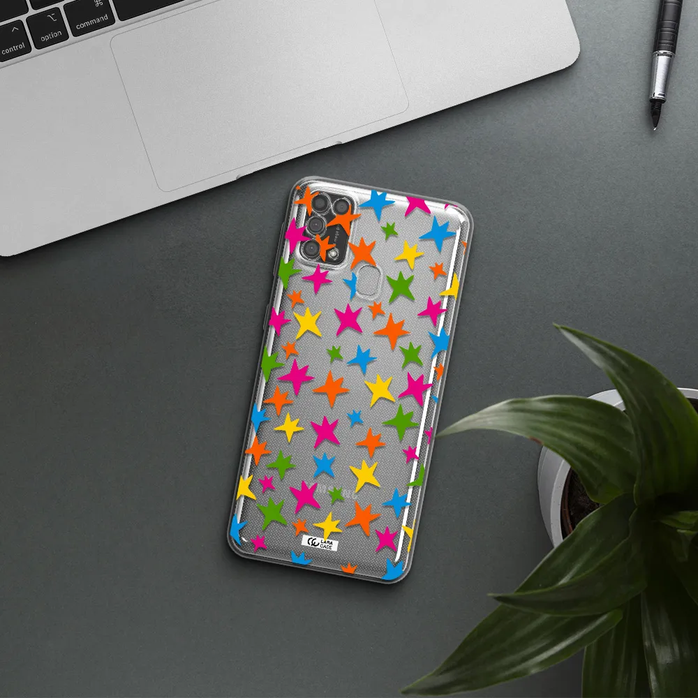 Colorful Stars Samsung M31 Clear TPU Case