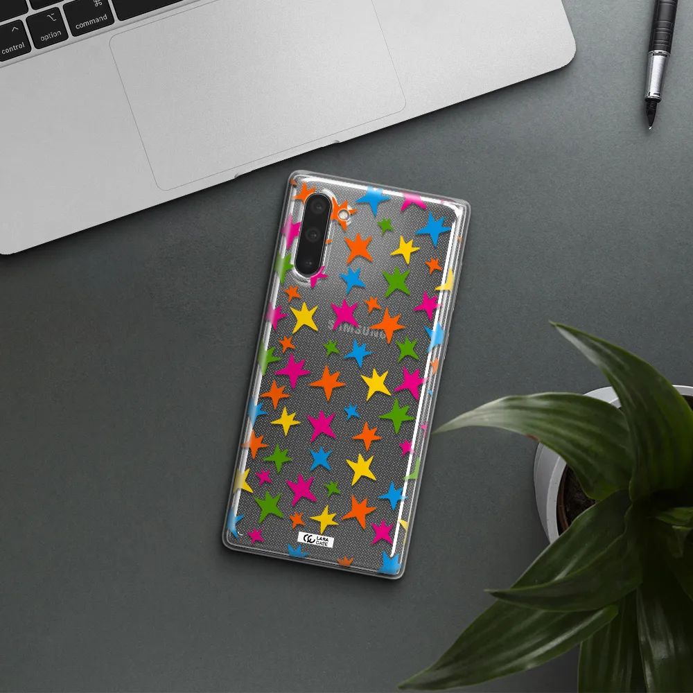 Colorful Stars Samsung Note 10 Clear TPU Case