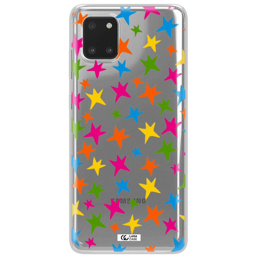 Colorful Stars Samsung Note 10 Lite Clear TPU Case