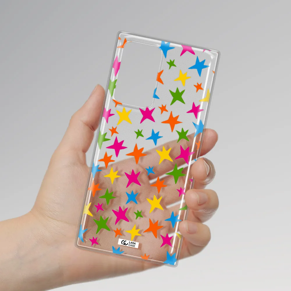 Colorful Stars Samsung Note 20 Ultra Clear TPU Case