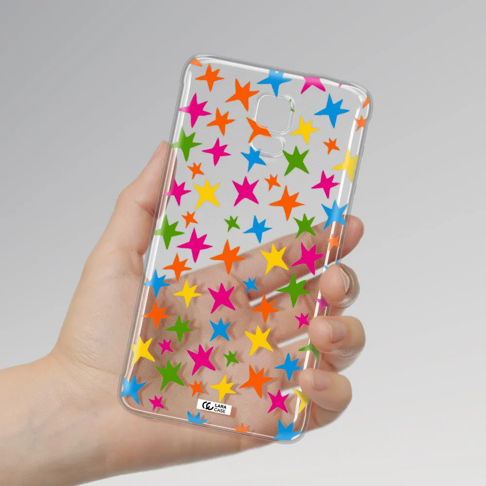 Colorful Stars Samsung Note 4 Clear TPU Case