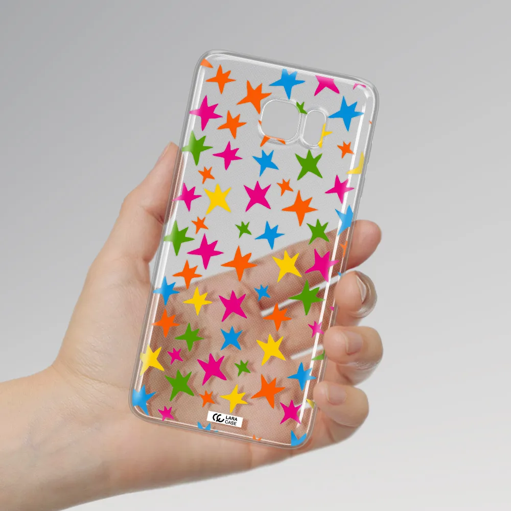 Colorful Stars Samsung Note 5 Clear TPU Case