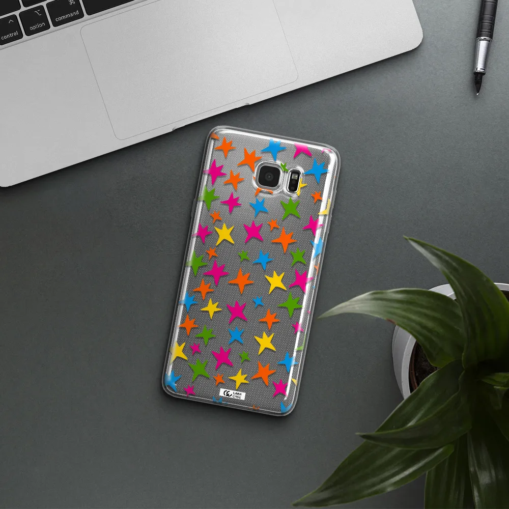 Colorful Stars Samsung Note 5 Clear TPU Case