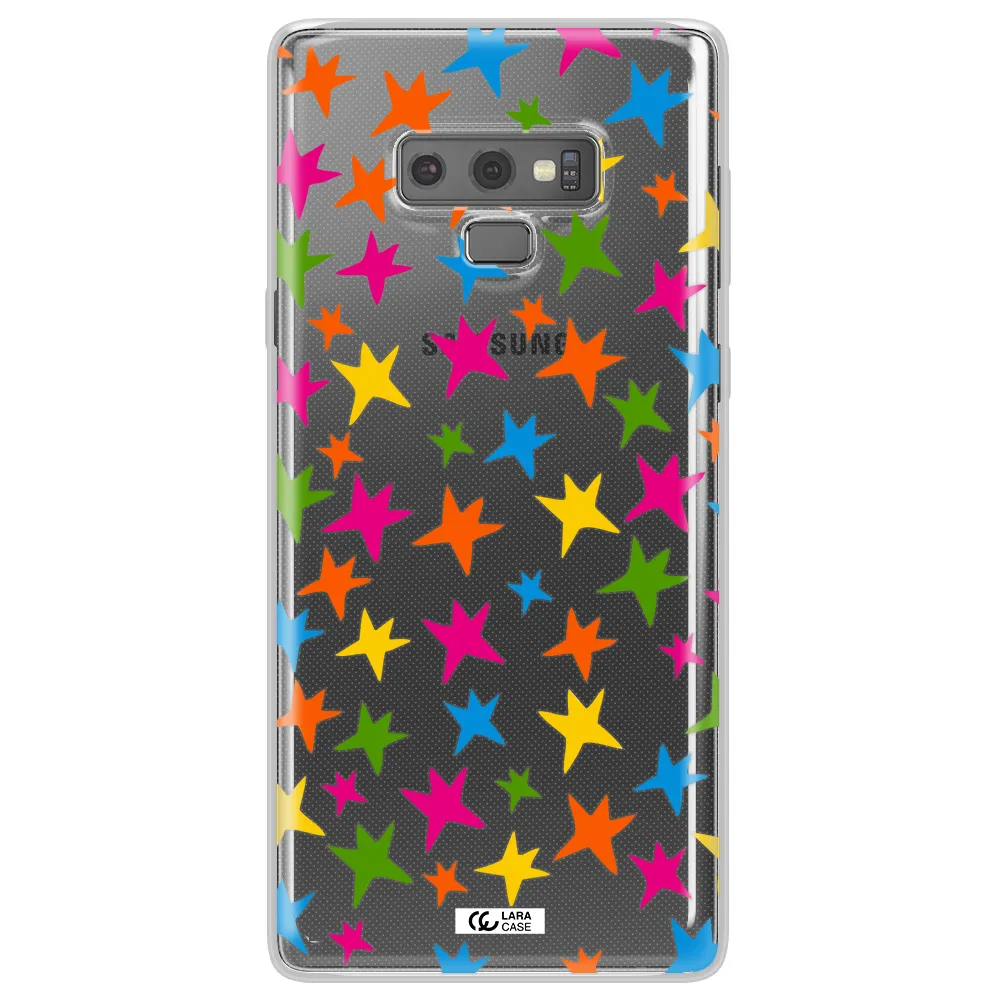 Colorful Stars Samsung Note 9 Clear TPU Case