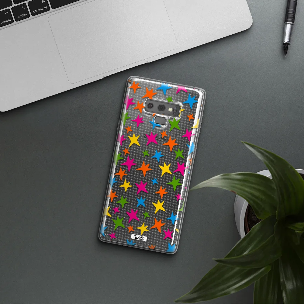 Colorful Stars Samsung Note 9 Clear TPU Case