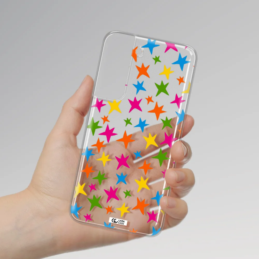 Colorful Stars Samsung S 22 Plus Clear TPU Case
