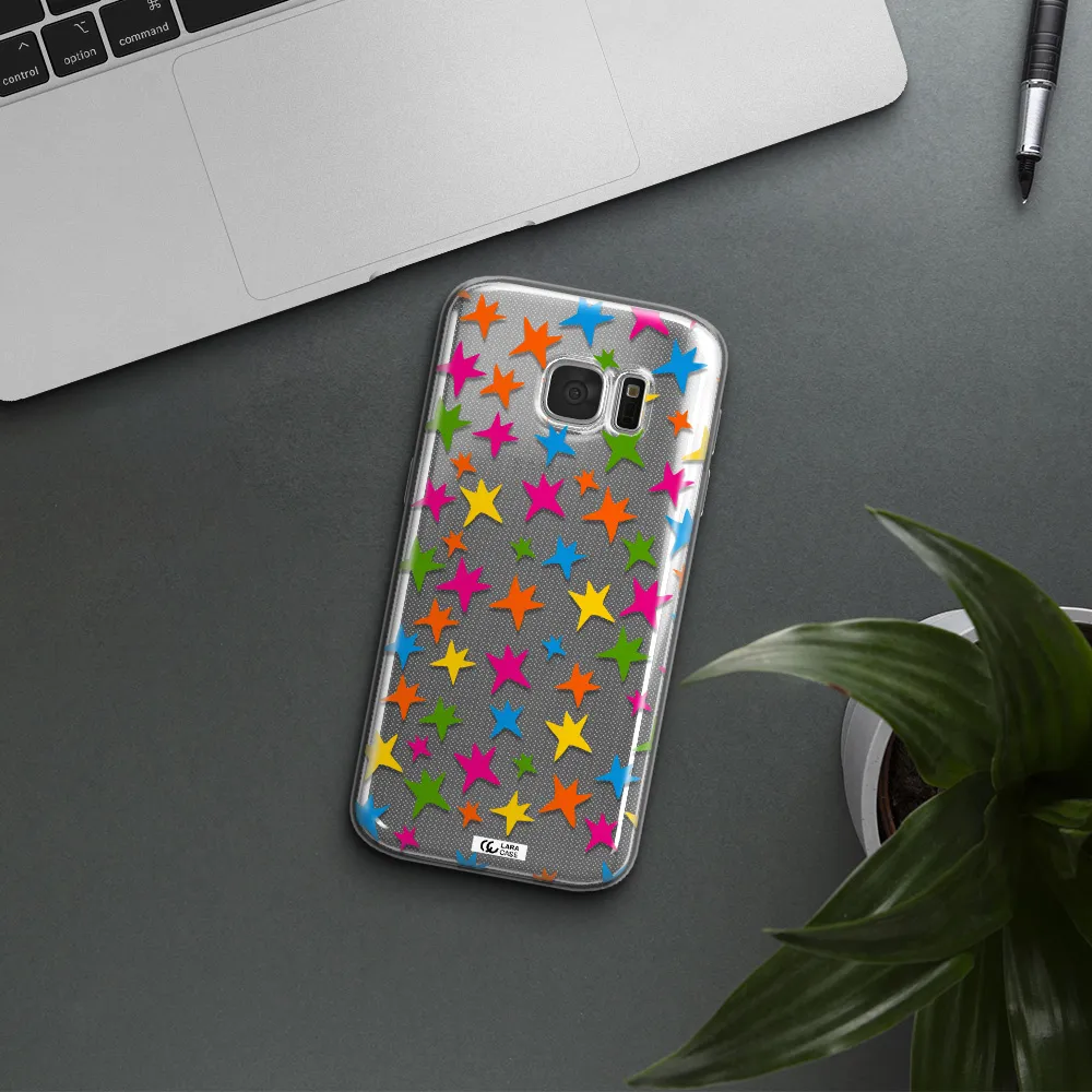 Colorful Stars Samsung S 7 Clear TPU Case
