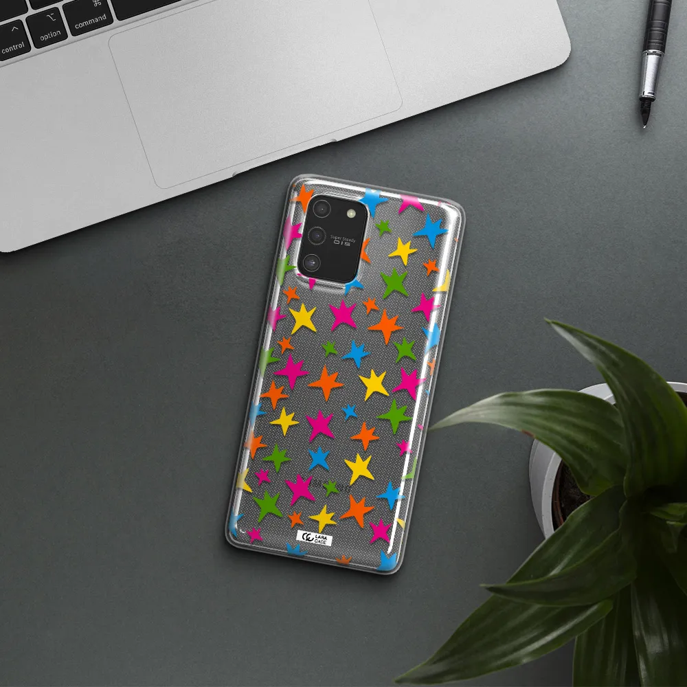 Colorful Stars Samsung S10 Lite Clear TPU Case