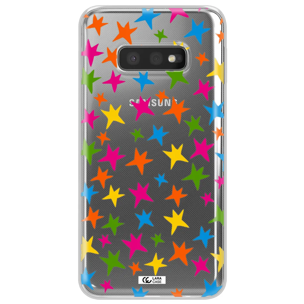 Colorful Stars Samsung S10e Clear TPU Case