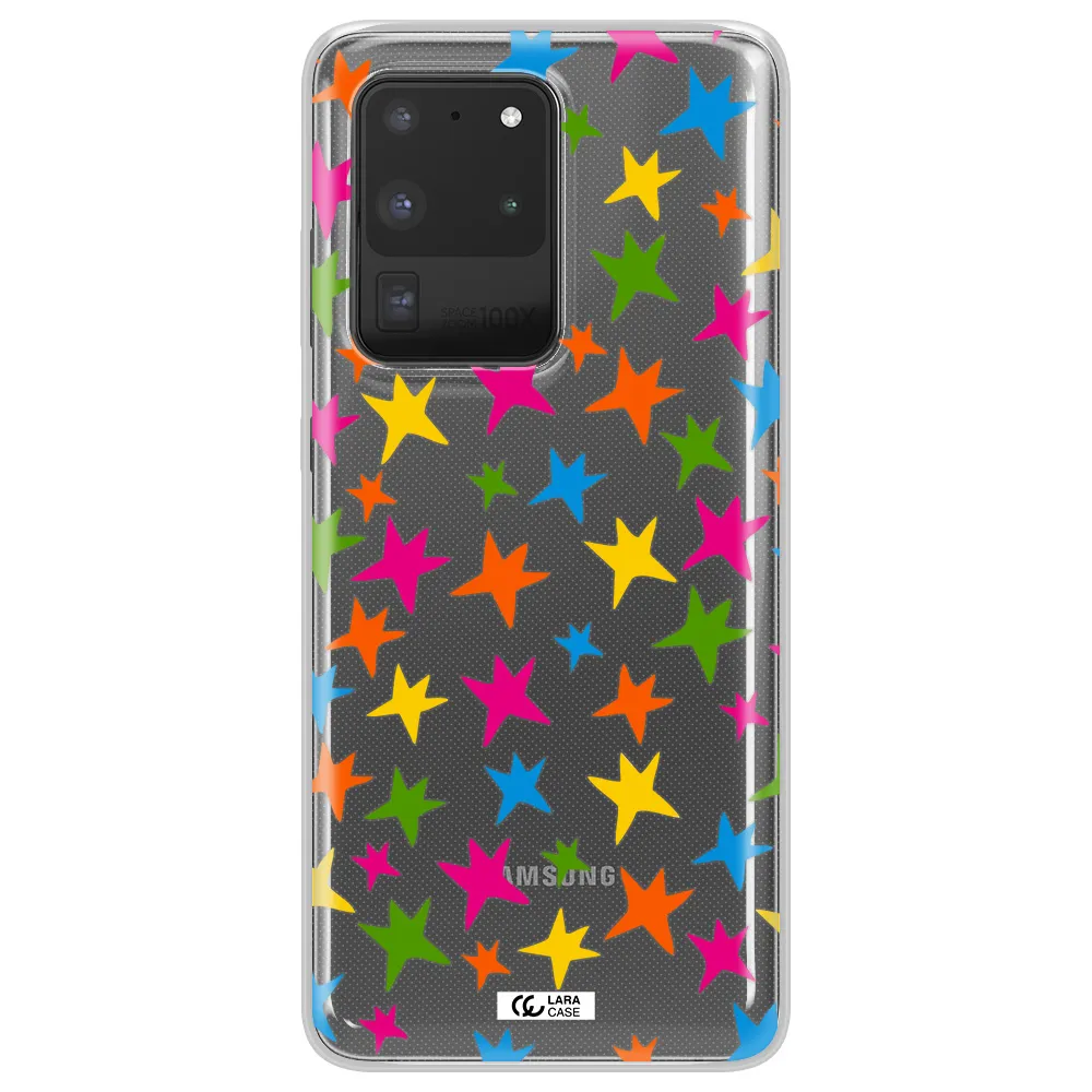 Colorful Stars Samsung S20 Ultra Clear TPU Case
