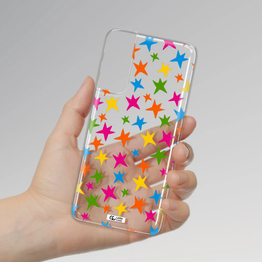 Colorful Stars Samsung S21 Plus Clear TPU Case