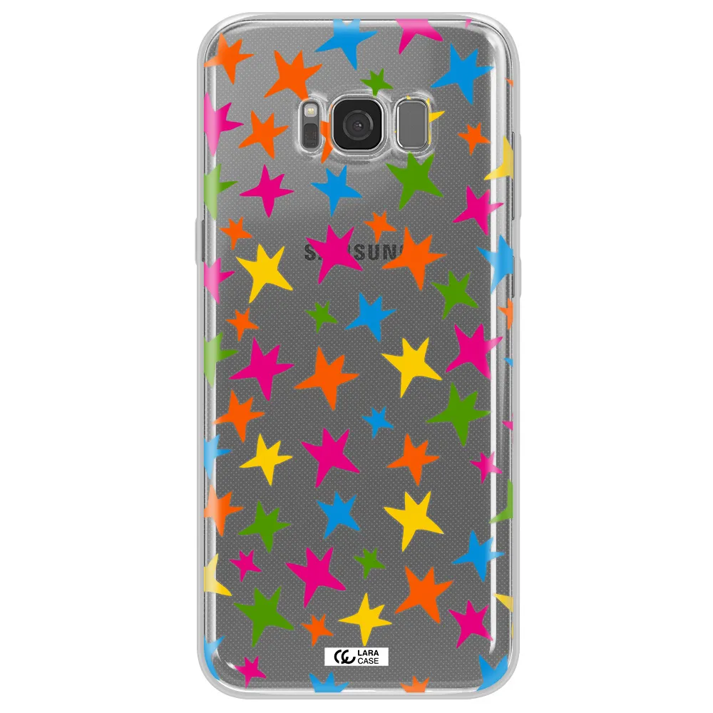 Colorful Stars Samsung S8 Plus Clear TPU Case