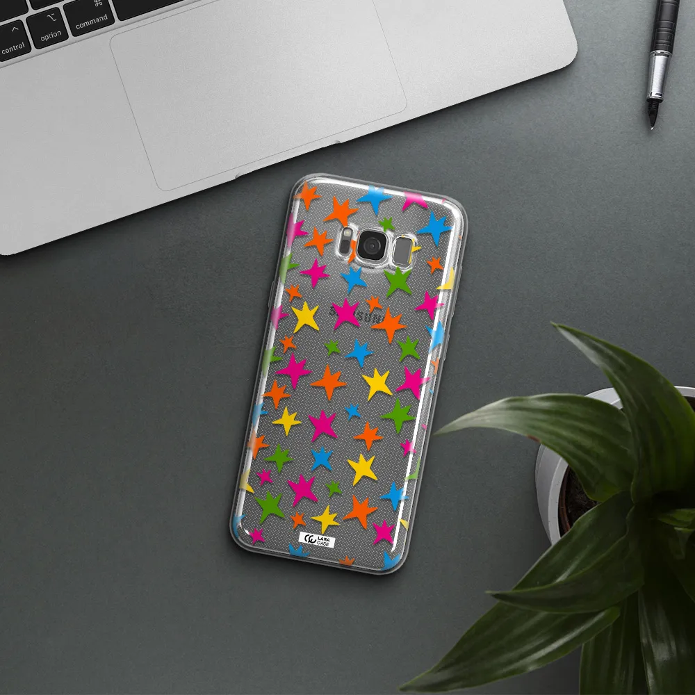 Colorful Stars Samsung S8 Plus Clear TPU Case