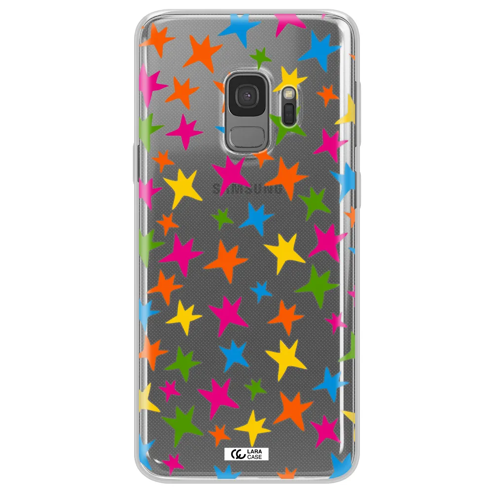 Colorful Stars Samsung S9 Clear TPU Case