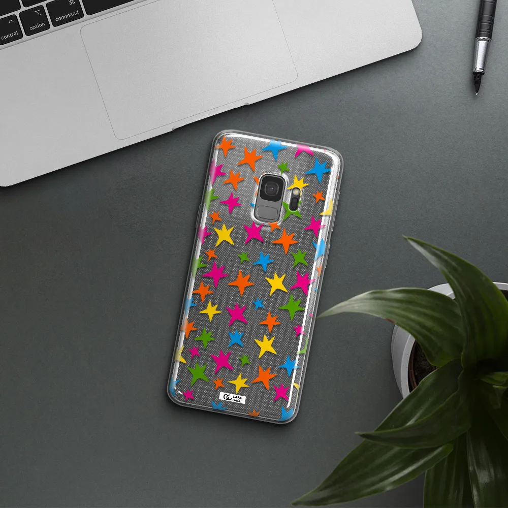Colorful Stars Samsung S9 Clear TPU Case
