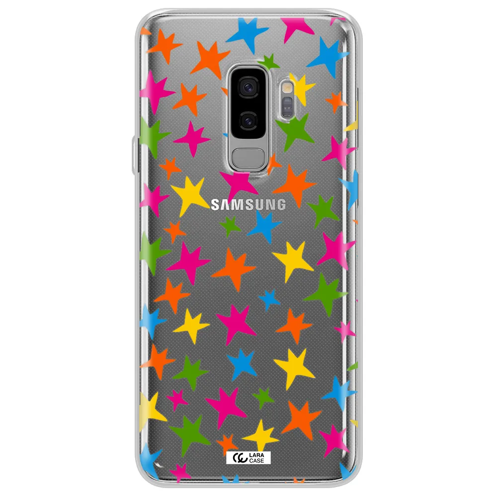 Colorful Stars Samsung S9 Plus Clear TPU Case