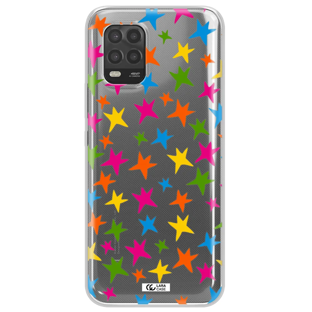 Colorful Stars Xiaomi Mi 10 Lite Clear TPU Case
