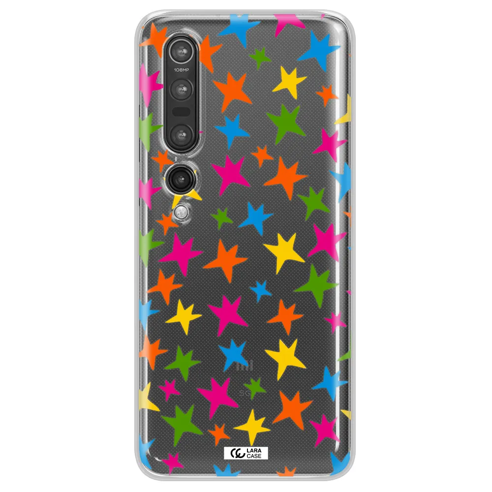 Colorful Stars Xiaomi Mi 10 Pro Clear TPU Case
