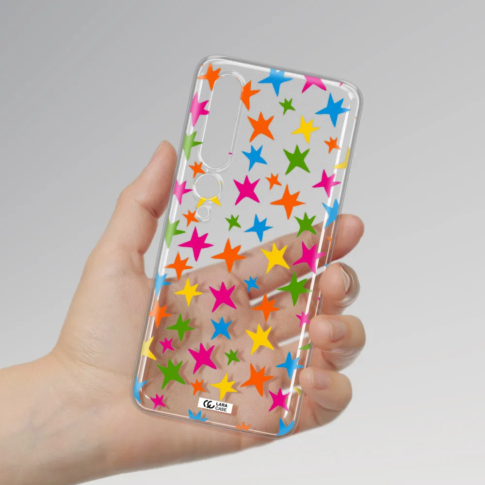 Colorful Stars Xiaomi Mi 10 Pro Clear TPU Case