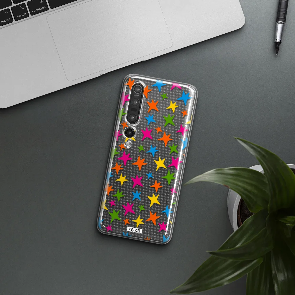 Colorful Stars Xiaomi Mi 10 Pro Clear TPU Case