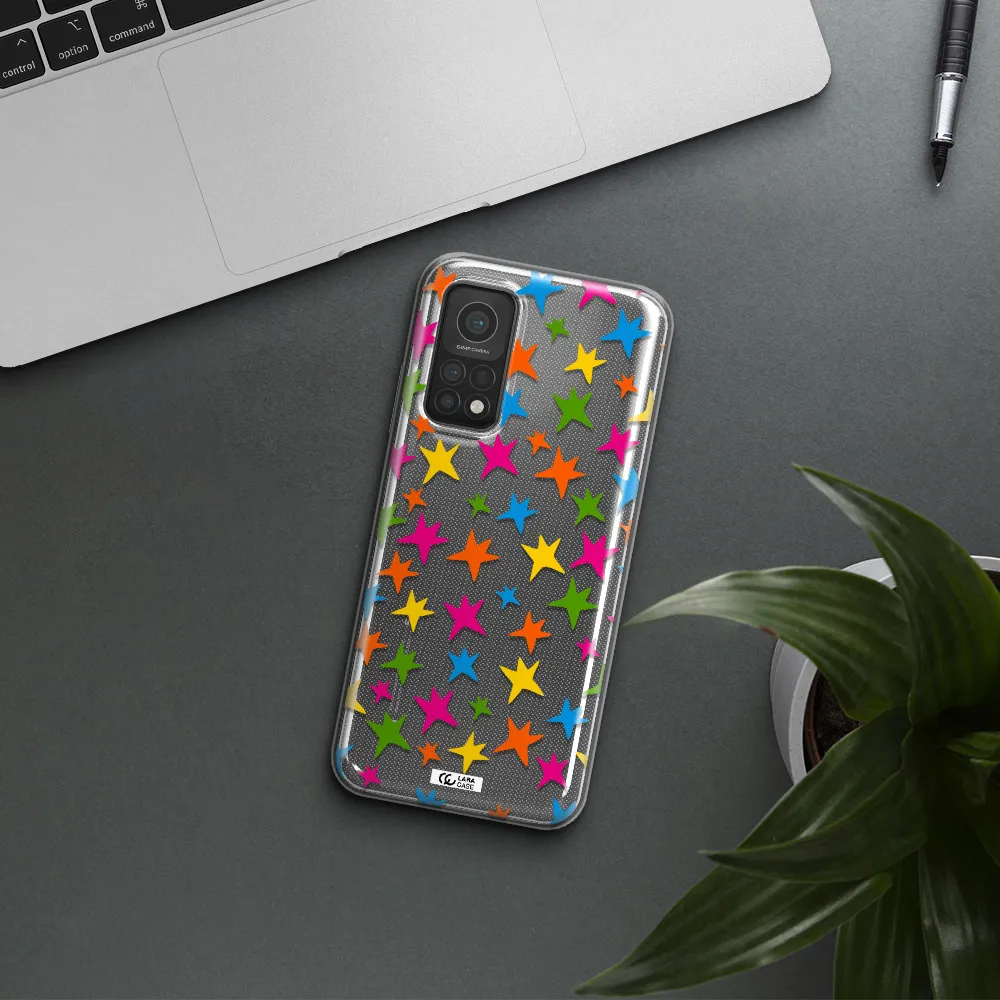 Colorful Stars Xiaomi Mi 10T Clear TPU Case