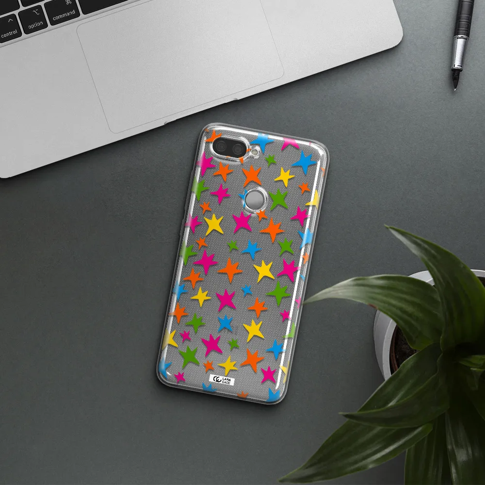 Colorful Stars Xiaomi Mi 8 Lite Clear TPU Case