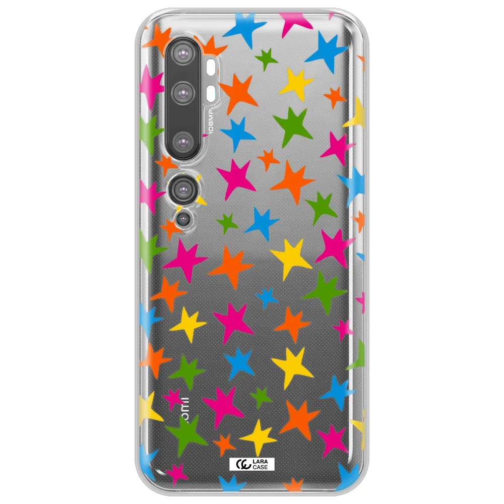 Colorful Stars Xiaomi Mi Note 10 Clear TPU Case