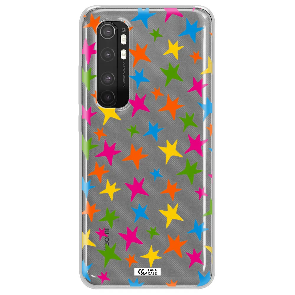 Colorful Stars Xiaomi Mi Note 10 Lite Clear TPU Case