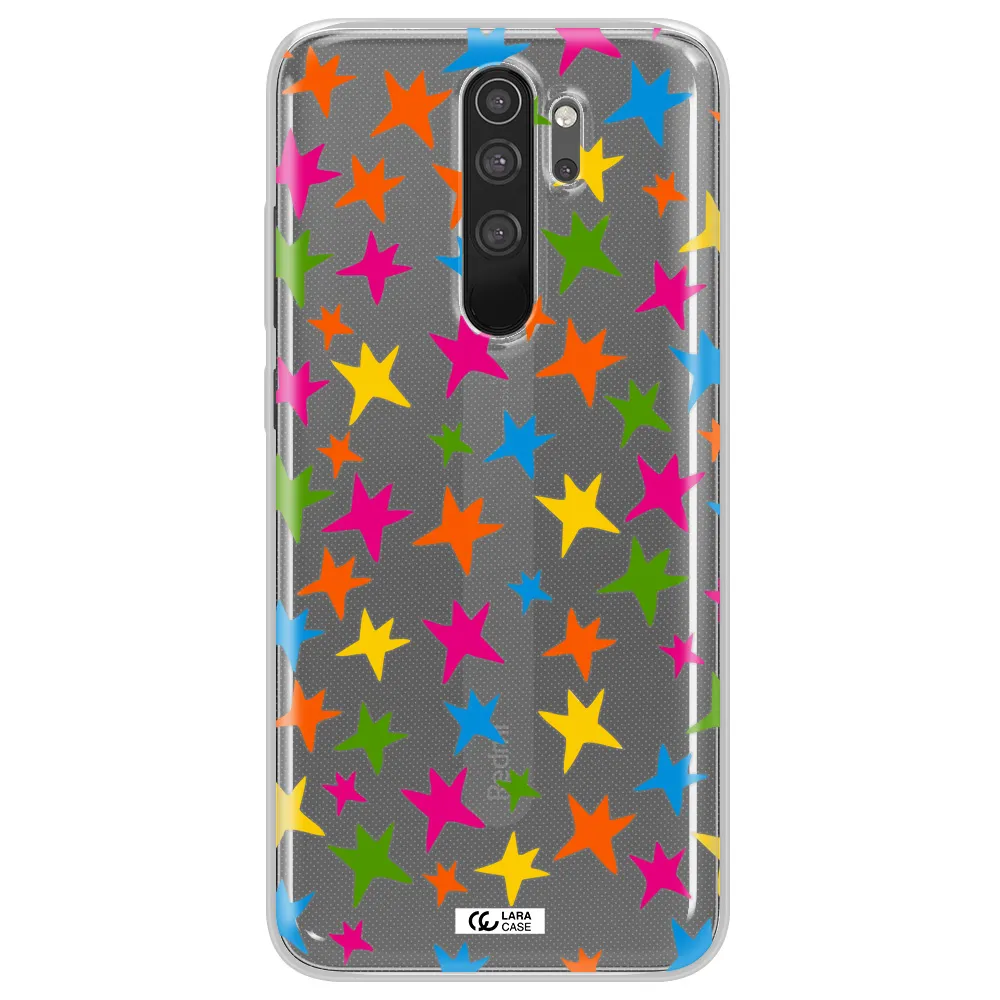 Colorful Stars Xiaomi Note 8 Pro Clear TPU Case