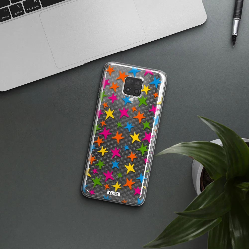 Colorful Stars Xiaomi Note 9 Pro Clear TPU Case