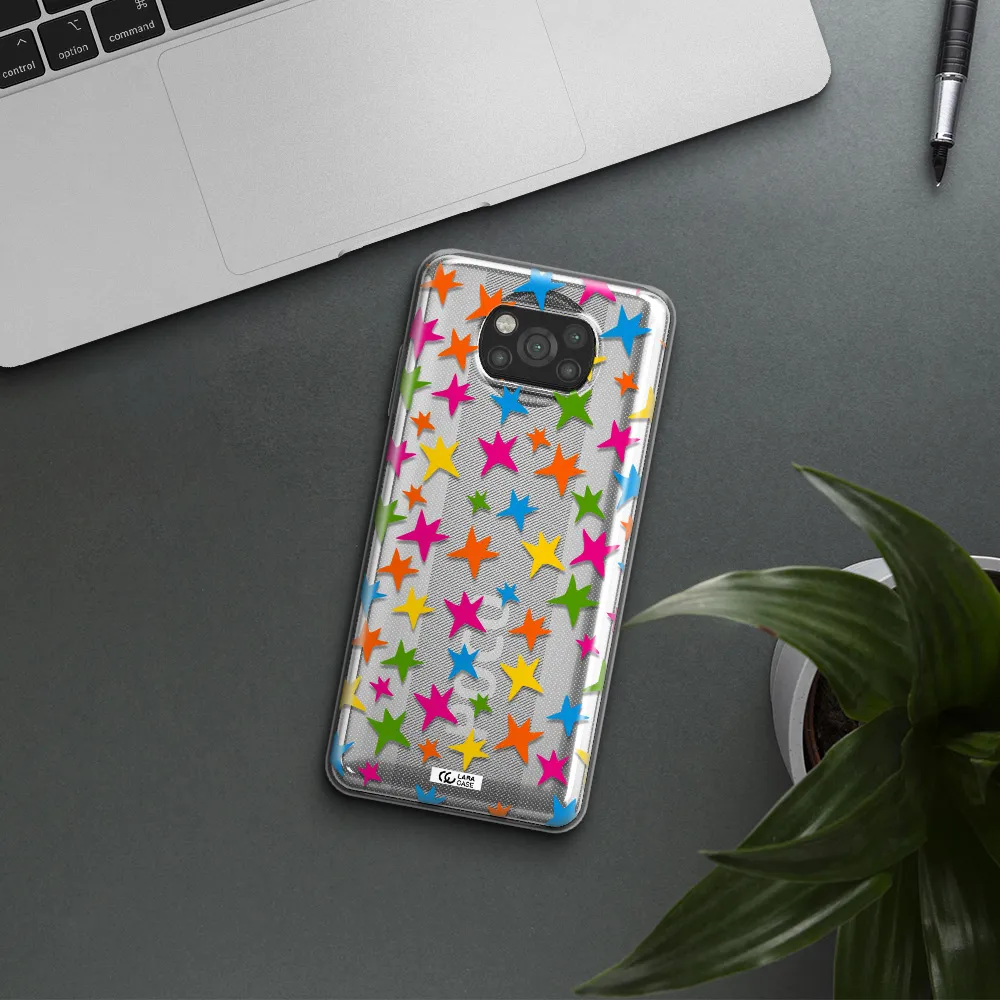 Colorful Stars Xiaomi Poco X3 Clear TPU Case