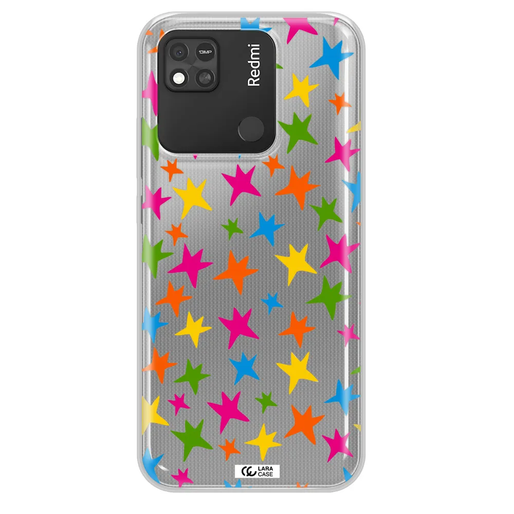 Colorful Stars Xiaomi Redmi 10A Clear TPU Case