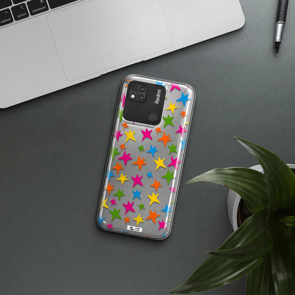 Colorful Stars Xiaomi Redmi 10A Clear TPU Case
