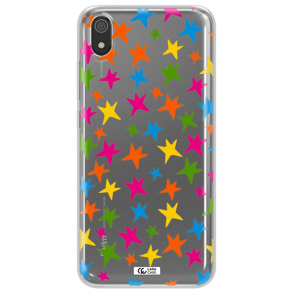 Colorful Stars Xiaomi Redmi 7A Clear TPU Case