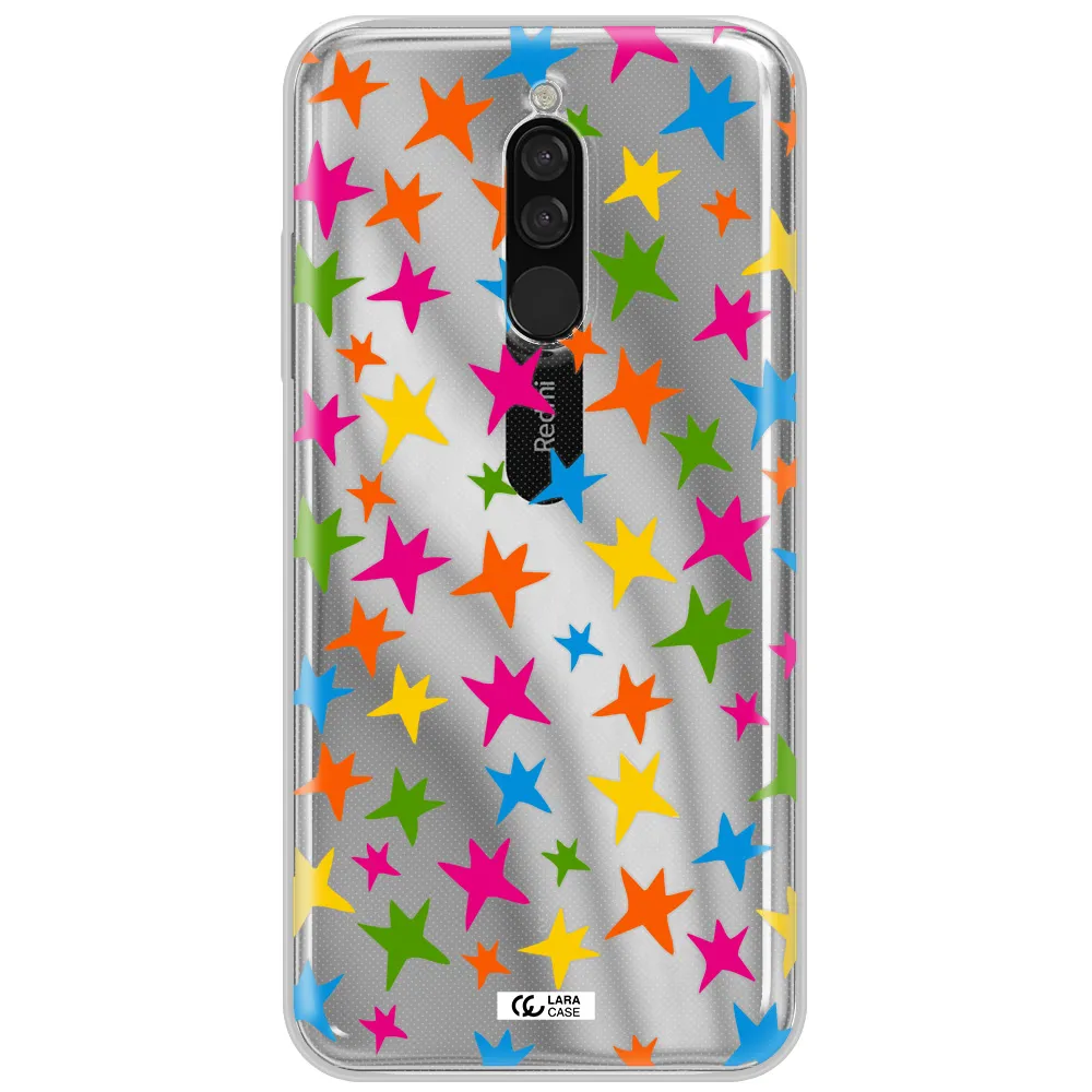 Colorful Stars Xiaomi Redmi 8 Clear Tpu Case