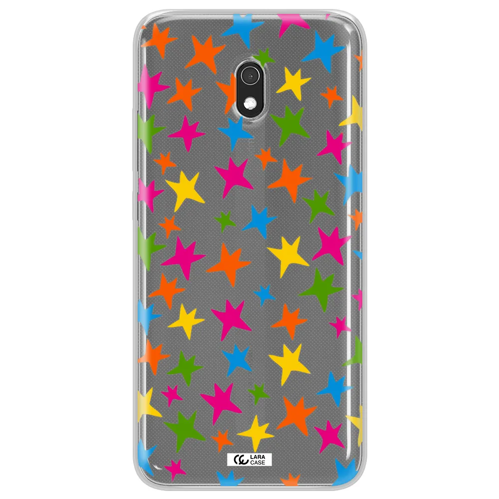 Colorful Stars Xiaomi Redmi 8A Clear TPU Case